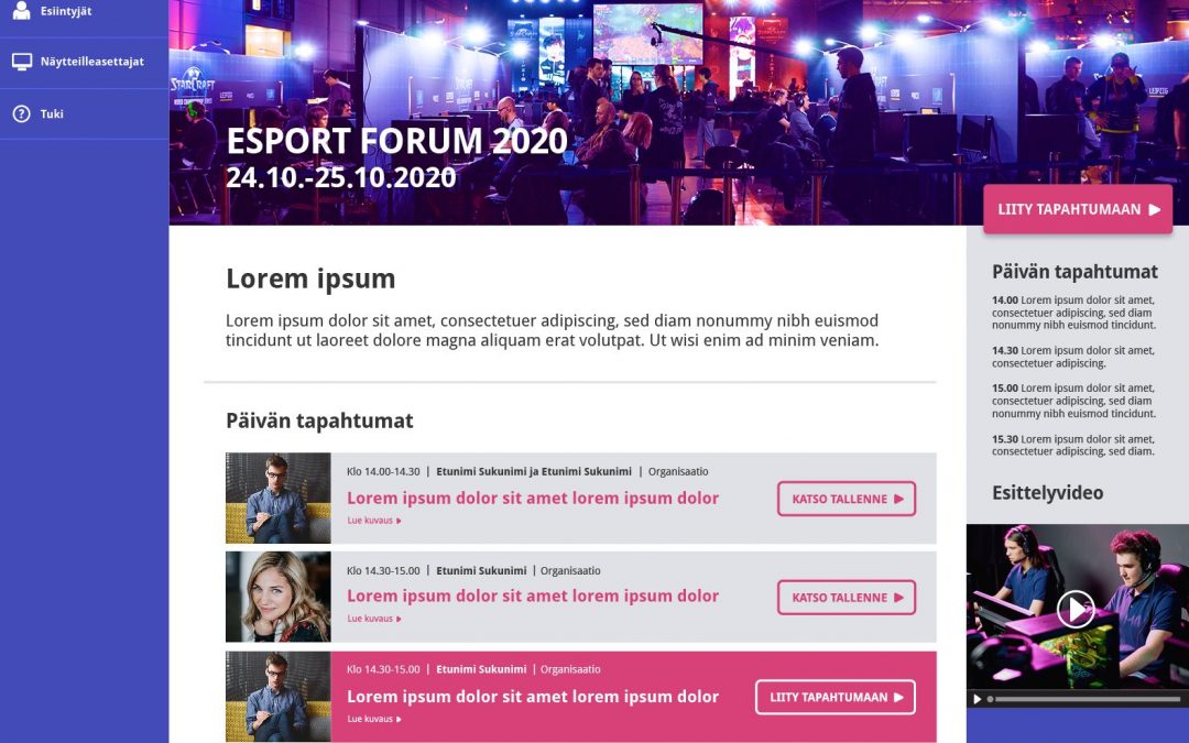 eSport Forum 24.-25.10.2020